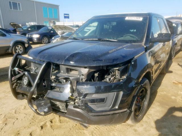 1FM5K8AR8GGC43175 - 2016 FORD EXPLORER P BLACK photo 2