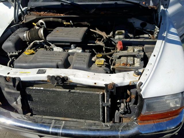 1D7HL48N23S163958 - 2003 DODGE DAKOTA QUA WHITE photo 7