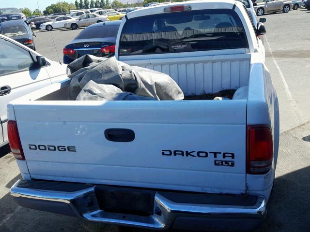 1D7HL48N23S163958 - 2003 DODGE DAKOTA QUA WHITE photo 9