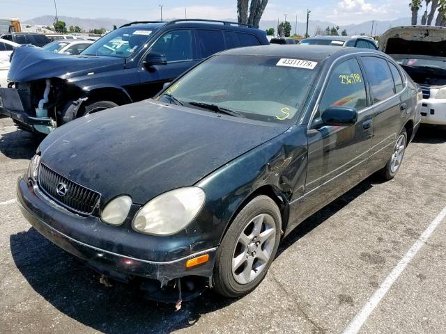 JT8BD69S610118249 - 2001 LEXUS GS 300 GREEN photo 2