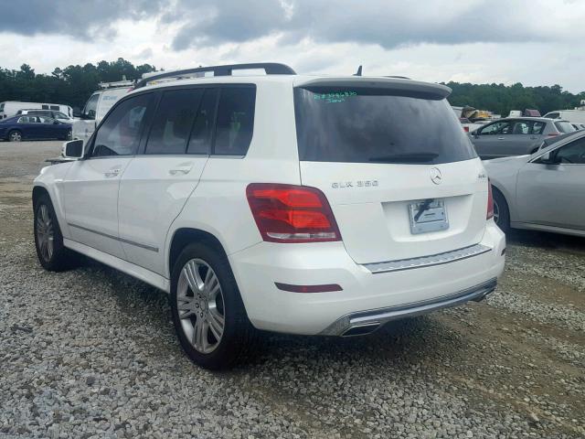 WDCGG8JB4DG079124 - 2013 MERCEDES-BENZ GLK 350 4M WHITE photo 3