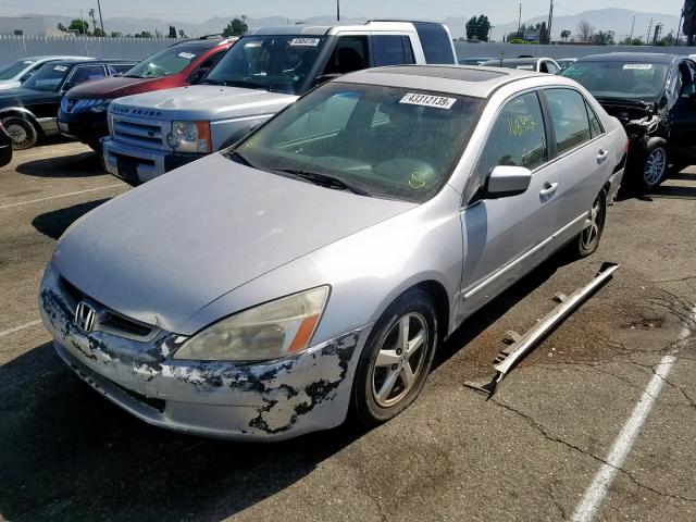 JHMCM568X4C013207 - 2004 HONDA ACCORD EX SILVER photo 2