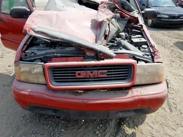 1GKCS18WX1K124521 - 2001 GMC JIMMY RED photo 7