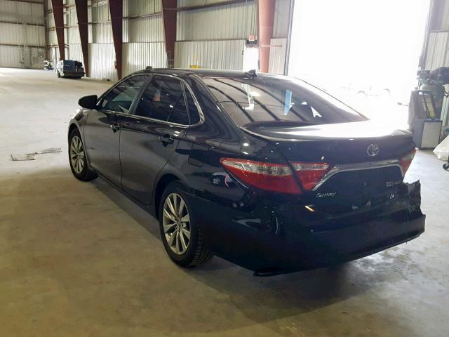 4T1BD1FKXFU172609 - 2015 TOYOTA CAMRY HYBR BLACK photo 3