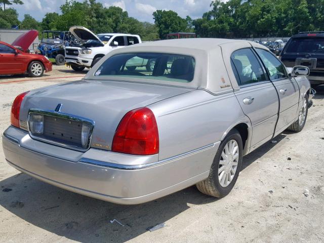 1LNHM81W43Y606881 - 2003 LINCOLN TOWN CAR E TAN photo 4