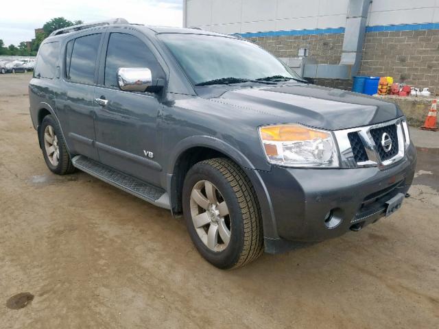 5N1AA08C88N602445 - 2008 NISSAN ARMADA SE GRAY photo 1