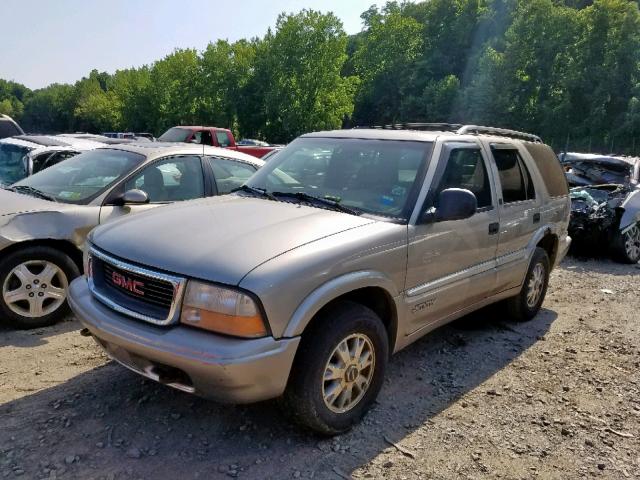 1GKDT13W1W2537721 - 1998 GMC JIMMY BEIGE photo 2