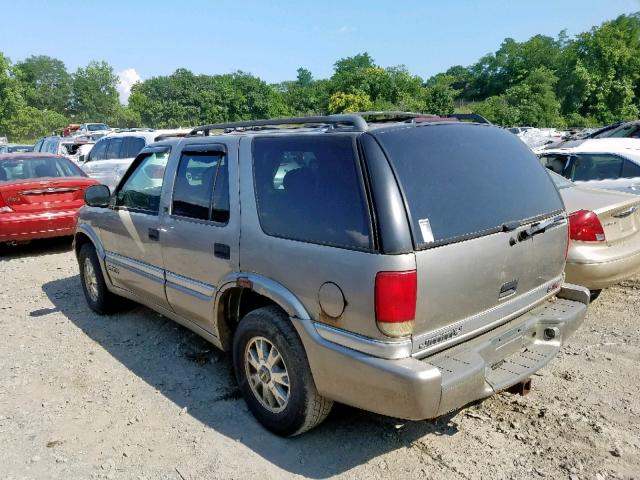 1GKDT13W1W2537721 - 1998 GMC JIMMY BEIGE photo 3