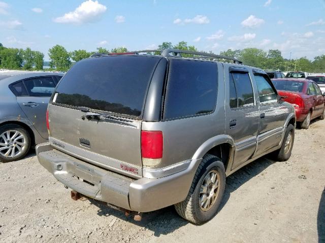 1GKDT13W1W2537721 - 1998 GMC JIMMY BEIGE photo 4