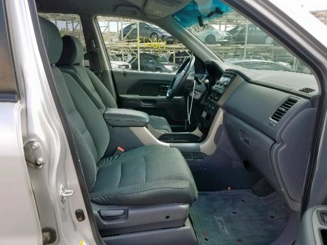 5FNYF18208B043652 - 2008 HONDA PILOT VP SILVER photo 5