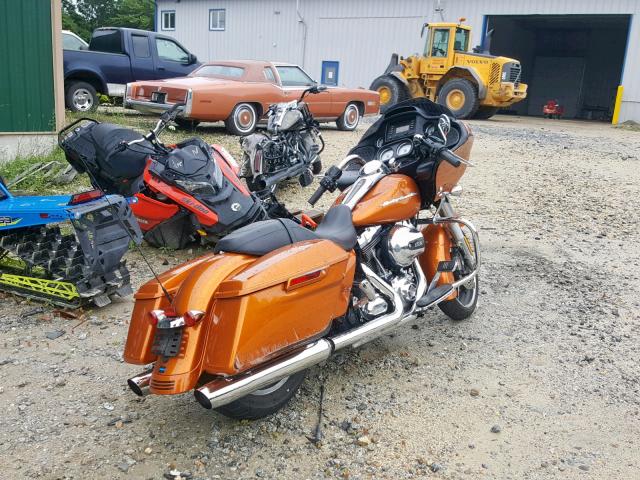 1HD1KHM18FB694979 - 2015 HARLEY-DAVIDSON FLTRX ROAD ORANGE photo 4