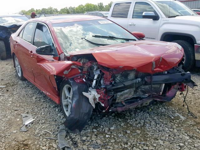 4T1BF1FK9CU595560 - 2012 TOYOTA CAMRY BASE RED photo 1