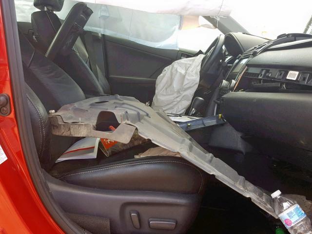 4T1BF1FK9CU595560 - 2012 TOYOTA CAMRY BASE RED photo 5
