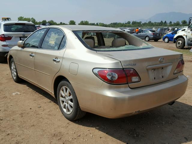 JTHBF30G430090732 - 2003 LEXUS ES 300 GOLD photo 3