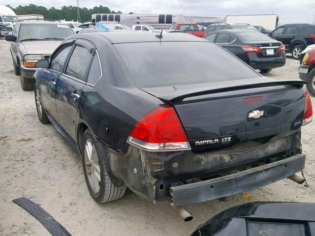 2G1WC5E33C1150848 - 2012 CHEVROLET IMPALA LTZ BLACK photo 3