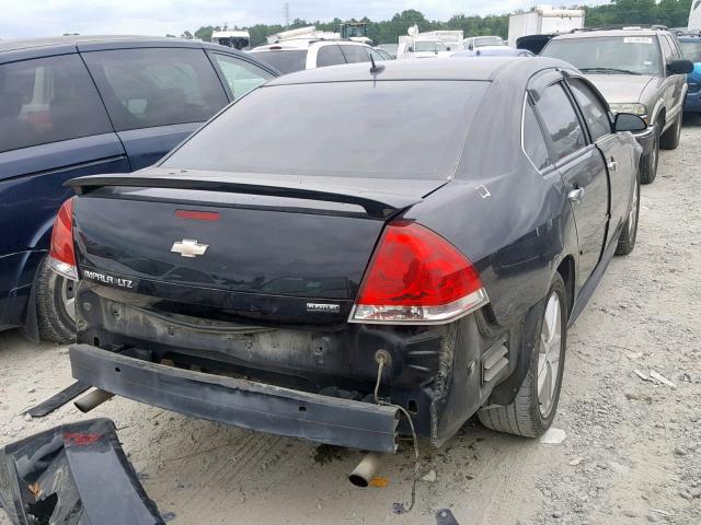 2G1WC5E33C1150848 - 2012 CHEVROLET IMPALA LTZ BLACK photo 4