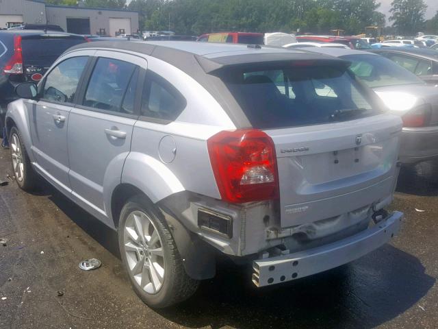 1B3CB5HA1BD254167 - 2011 DODGE CALIBER HE SILVER photo 3