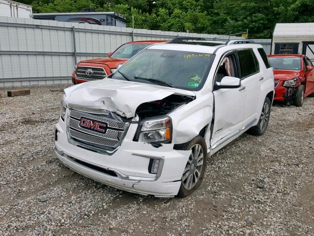 2GKFLVE35H6240511 - 2017 GMC TERRAIN DE WHITE photo 2