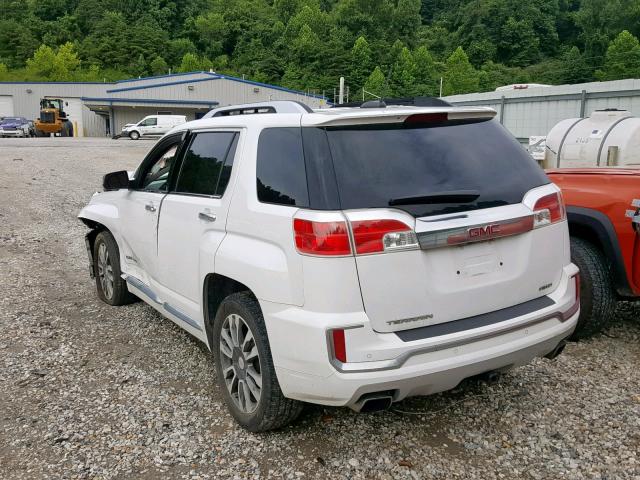 2GKFLVE35H6240511 - 2017 GMC TERRAIN DE WHITE photo 3