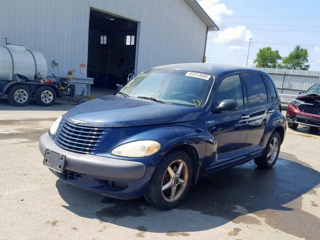 3C4FY4BB11T252191 - 2001 CHRYSLER PT CRUISER BLUE photo 2