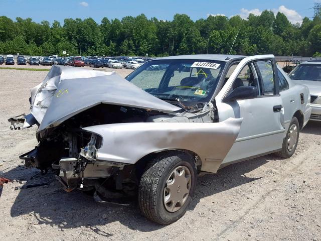 4T1BG12K2TU652961 - 1996 TOYOTA CAMRY DX SILVER photo 2