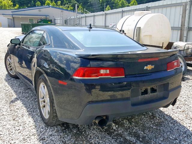 2G1FA1E34F9235623 - 2015 CHEVROLET CAMARO LS BLACK photo 3