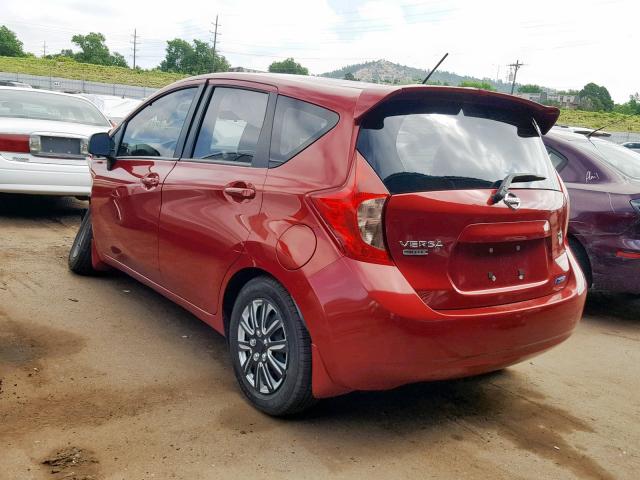 3N1CE2CP4EL359769 - 2014 NISSAN VERSA NOTE RED photo 3