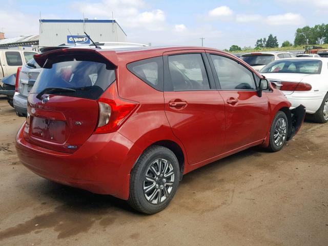 3N1CE2CP4EL359769 - 2014 NISSAN VERSA NOTE RED photo 4