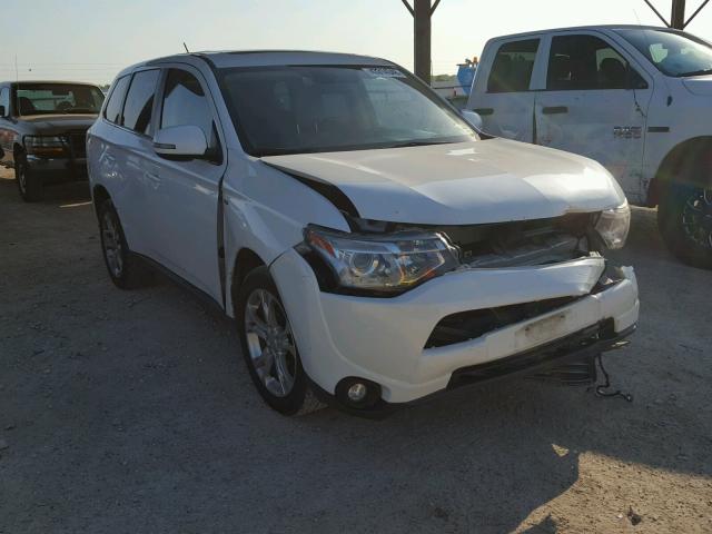 JA4JZ4AX7EZ015573 - 2014 MITSUBISHI OUTLANDER WHITE photo 1