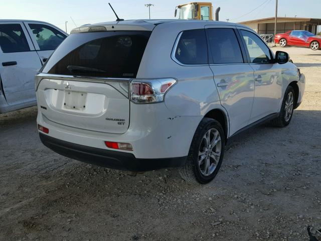 JA4JZ4AX7EZ015573 - 2014 MITSUBISHI OUTLANDER WHITE photo 4