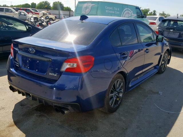 JF1VA1G61F8805475 - 2015 SUBARU WRX LIMITE BLUE photo 4