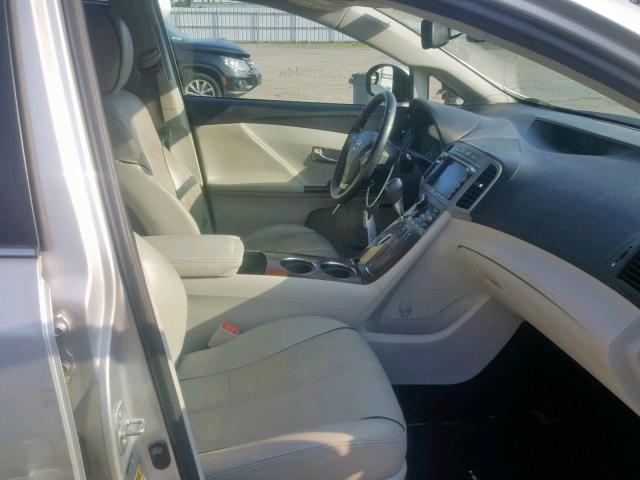 4T3BK11AX9U016912 - 2009 TOYOTA VENZA SILVER photo 5