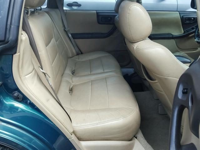 JF1SF6552XH727172 - 1999 SUBARU FORESTER S GREEN photo 6