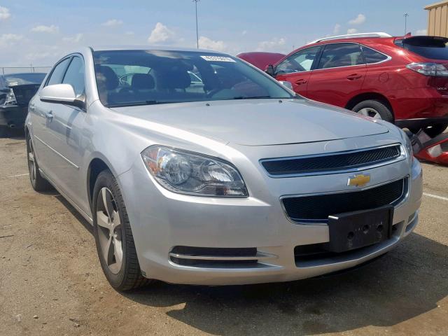 1G1ZC5E04CF387330 - 2012 CHEVROLET MALIBU 1LT SILVER photo 1
