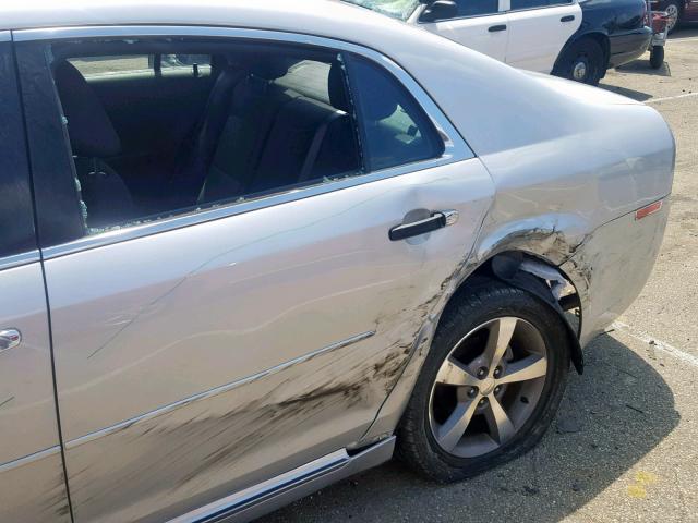 1G1ZC5E04CF387330 - 2012 CHEVROLET MALIBU 1LT SILVER photo 9