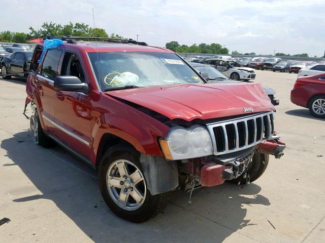 1J4HS58N36C337032 - 2006 JEEP GRAND CHER MAROON photo 1