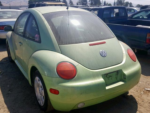 3VWBK21C12M436067 - 2002 VOLKSWAGEN NEW BEETLE მწვანე ფოტო 3