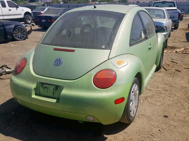 3VWBK21C12M436067 - 2002 VOLKSWAGEN NEW BEETLE მწვანე ფოტო 4