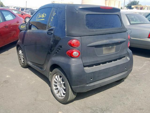 WMEEK31X59K251502 - 2009 SMART FORTWO PAS 黑色 照片 3