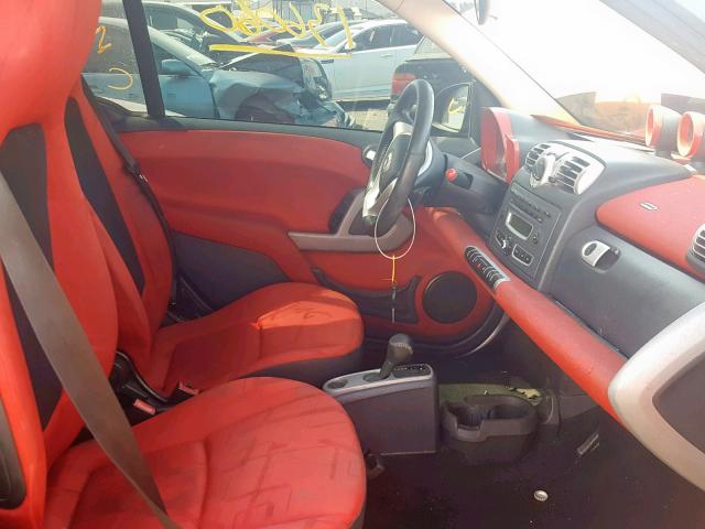 WMEEK31X59K251502 - 2009 SMART FORTWO PAS 黑色 照片 5