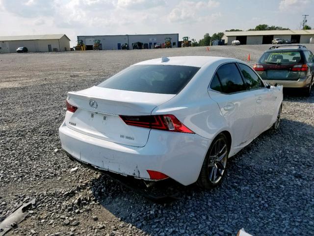 JTHBE1D21G5022967 - 2016 LEXUS IS 350 WHITE photo 4