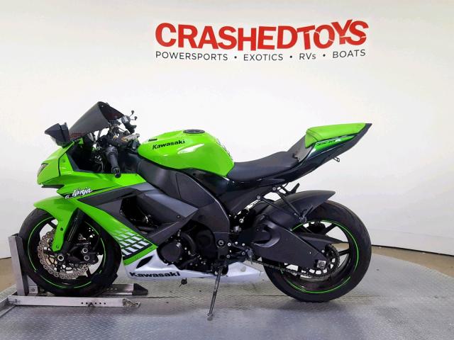 JKAZXCF13AA001038 - 2010 KAWASAKI ZX1000 F GREEN photo 5