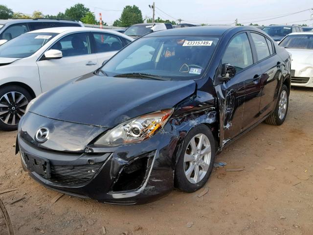 JM1BL1SG3A1313572 - 2010 MAZDA 3 I BLACK photo 2