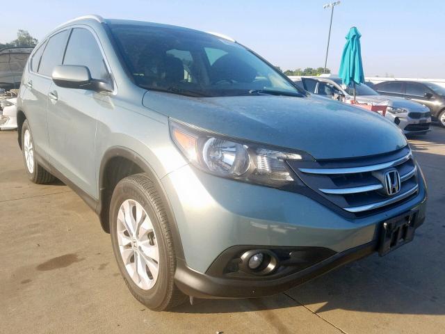 2HKRM3H72CH507830 - 2012 HONDA CR-V EXL GREEN photo 1