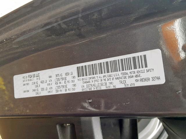 3C6TRVAG1JE156138 - 2018 RAM PROMASTER 黑色 照片 10