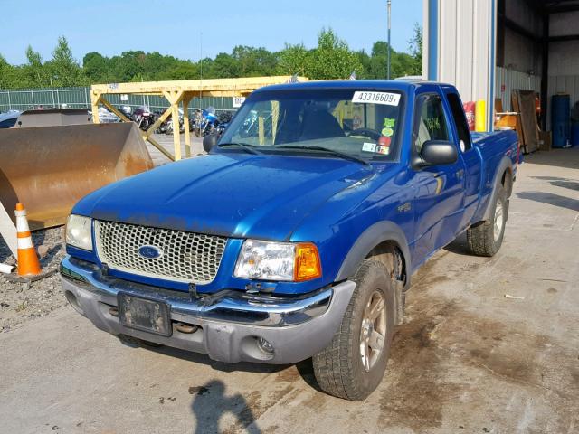 1FTZR45E32TA14663 - 2002 FORD RANGER SUP BLUE photo 2