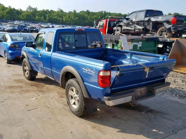 1FTZR45E32TA14663 - 2002 FORD RANGER SUP BLUE photo 3