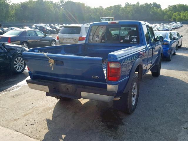 1FTZR45E32TA14663 - 2002 FORD RANGER SUP BLUE photo 4