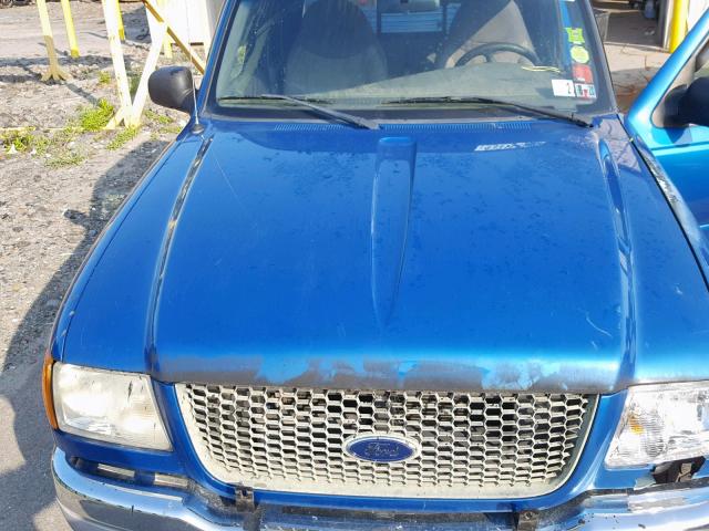 1FTZR45E32TA14663 - 2002 FORD RANGER SUP BLUE photo 7