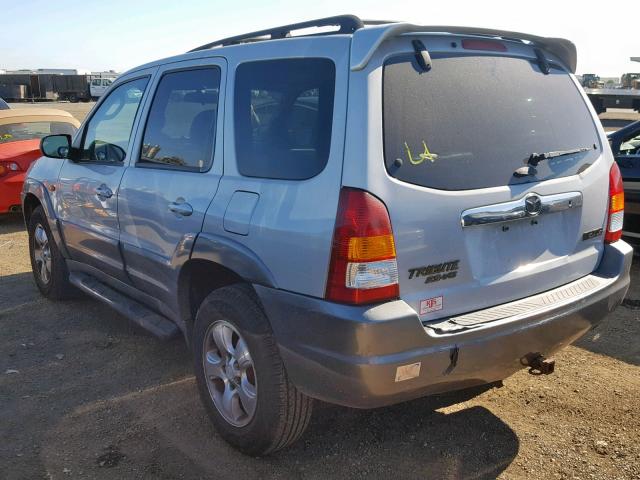 4F2CU08152KM27969 - 2002 MAZDA TRIBUTE LX SILVER photo 3